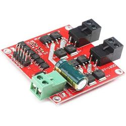 Stayhome 1pcs L298 Dual H Bridge Motor Speed Controller DC 6.5V-27V 7A PWM Motor Regulator Board 12V 24V 160W with Optocoupler Isolation