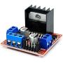 L298N motor driver controller board module, dual H-bridge robot stepper motor control, used for Arduino smart car power supply UNO MEGA R3 Mega2560 (2PCS)