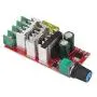 12V Fan Controller, DROK DC Motor Speed Controller for Brush Motor 7V-60V 20A 420W PWM Driver Board Control 12V 24V 36V 48V Regulator Cooling Fan Dimmer Governor Pulse Width Modulator with Adjust Knob