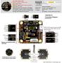 T-Motor F7 Flight Controller, Faster Calculation Speed, Flight Controller Simplified F7 FC, All UART Support Telemetry and SBUS