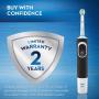 Oral-B Vitality FlossAction Electric Toothbrush with Replacement Brush Head, Black