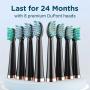 Sonic Electric Toothbrush for Adults, USB Rechargeable Sonic Toothbrush with 8 Brush Heads, Smart Timer, 5 Modes, 3-Hour Fast Charge Last 120 Days