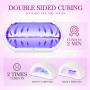 [Portable Resin Lamp] Fast Portable Double Sided Lamp for Resin Curing | Foldable Resin Lamp for Resin Mold DIY Process Decorative Jewelry Making