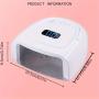 Rechargeable LED Gel Nail Lamp, 60W Cordless Led Nail Light Nail Dryer For Gel Nails With Lifting Handle Touch Sensor LCD Screen Rechargeable LED Gel Nail Lamp, 60W Cordless Led Nail Light Nail Dryer For Gel Nails With Lifting Handle Touch Sensor LCD Screen