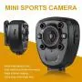 1080P Wearable Mini Body Camera - Rechargeable, Wearable Pocket Body Camera, Night Vision, Wide Viewing Angle, Body Mounted Camera For Riding, Sport, Travel, Christmas, Thanksgiving Day Gift