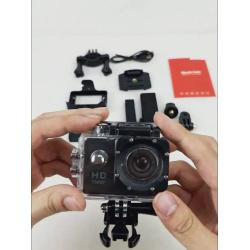 [Full HD Action Camera] 1080P Full HD Action Camera - Compact 2" LCD Screen & 5MP Resolution, 170° Wide-Angle Lens, 900mAh Rechargeable Battery - Ideal for Diving, Surfing, Cycling & Outdoor Adventures - Black