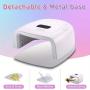 Rechargeable LED Gel Nail Lamp, 60W Cordless Led Nail Light Nail Dryer For Gel Nails With Lifting Handle Touch Sensor LCD Screen Rechargeable LED Gel Nail Lamp, 60W Cordless Led Nail Light Nail Dryer For Gel Nails With Lifting Handle Touch Sensor LCD Screen