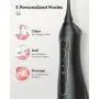 Fairywill Water Flosser And Electric Toothbrush Combo For Braces Bridges Care, Black