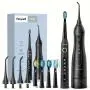 Fairywill Water Flosser And Electric Toothbrush Combo For Braces Bridges Care, Black