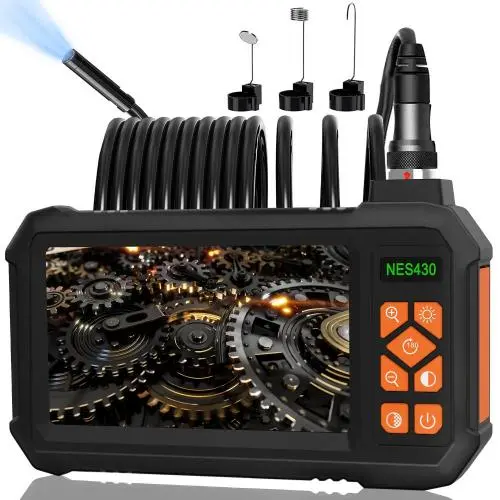 4. 3" IPS HD Borescope Camera with High-Quality 1080P Lens and Bright Headlight for Automotive and House Pipe Inspection 4. 3" IPS HD Borescope Camera with High-Quality 1080P Lens and Bright Headlight for Automotive and House Pipe Inspection