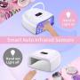 Rechargeable LED Gel Nail Lamp, 60W Cordless Led Nail Light Nail Dryer For Gel Nails With Lifting Handle Touch Sensor LCD Screen Rechargeable LED Gel Nail Lamp, 60W Cordless Led Nail Light Nail Dryer For Gel Nails With Lifting Handle Touch Sensor LCD Screen