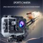 [Full HD Action Camera] 1080P Full HD Action Camera - Compact 2" LCD Screen & 5MP Resolution, 170° Wide-Angle Lens, 900mAh Rechargeable Battery - Ideal for Diving, Surfing, Cycling & Outdoor Adventures - Black