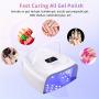 Rechargeable LED Gel Nail Lamp, 60W Cordless Led Nail Light Nail Dryer For Gel Nails With Lifting Handle Touch Sensor LCD Screen Rechargeable LED Gel Nail Lamp, 60W Cordless Led Nail Light Nail Dryer For Gel Nails With Lifting Handle Touch Sensor LCD Screen