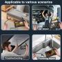 4. 3" IPS HD Borescope Camera with High-Quality 1080P Lens and Bright Headlight for Automotive and House Pipe Inspection